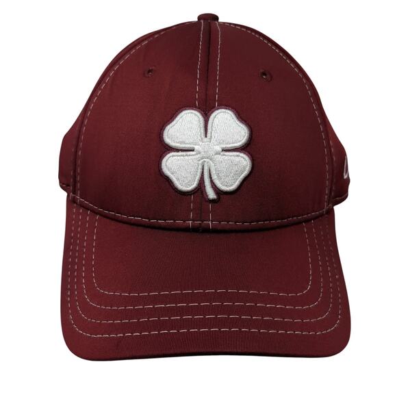Black Clover Live Lucky Fitted Baseball Cap Red XL Embroidered Vented Holes - Picture 1 of 9